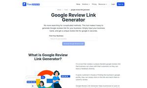 Google Review Link Generator Website