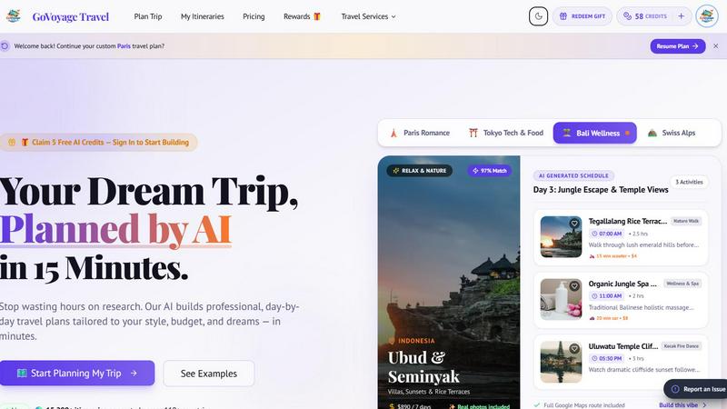 GoVoyage Travel screenshot