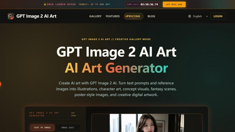 image2ai.art application interface and features