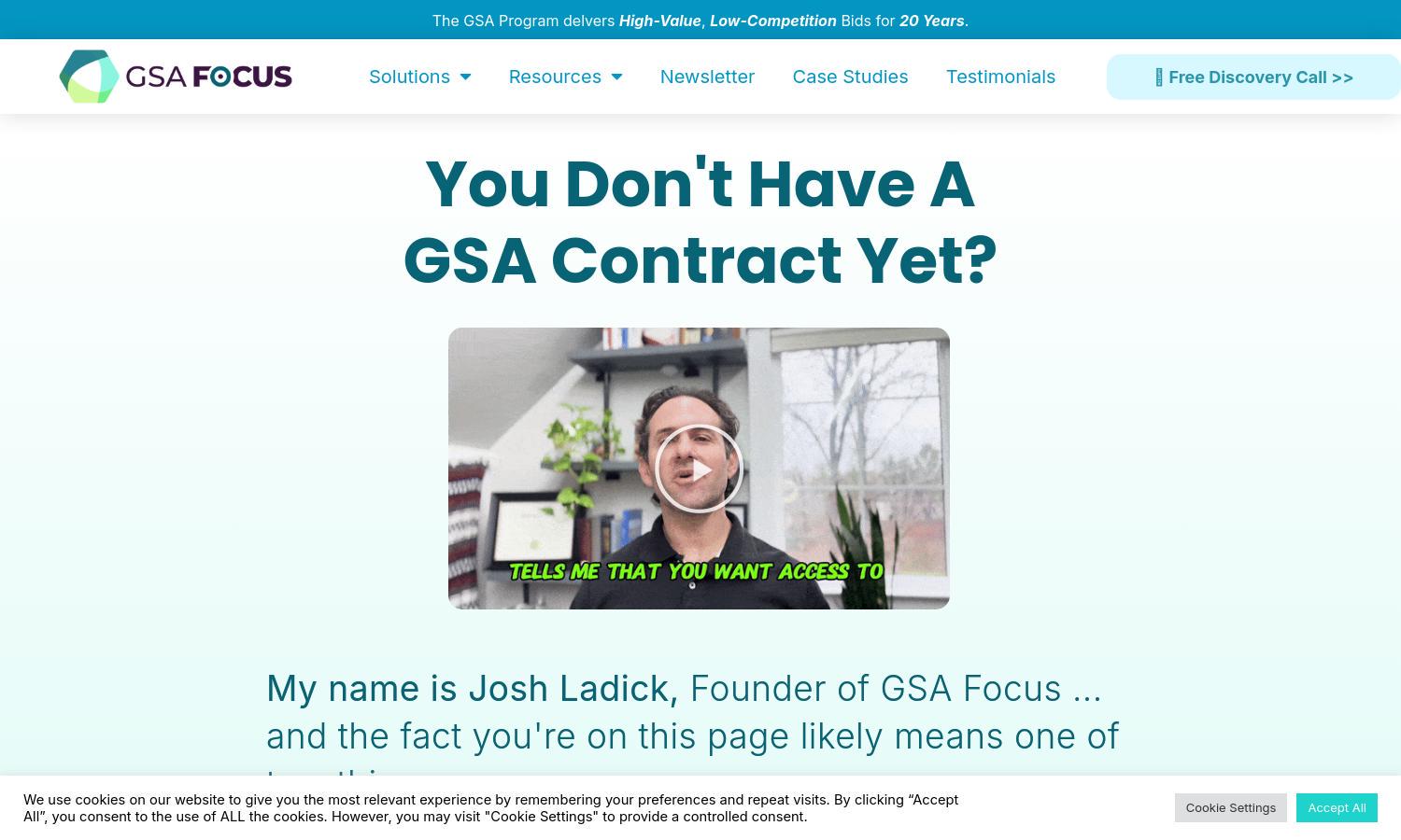 GSA Focus Website