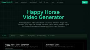 Happy Horse AI Video Generator
