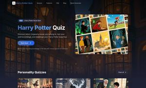 Harry Potter Quiz Website