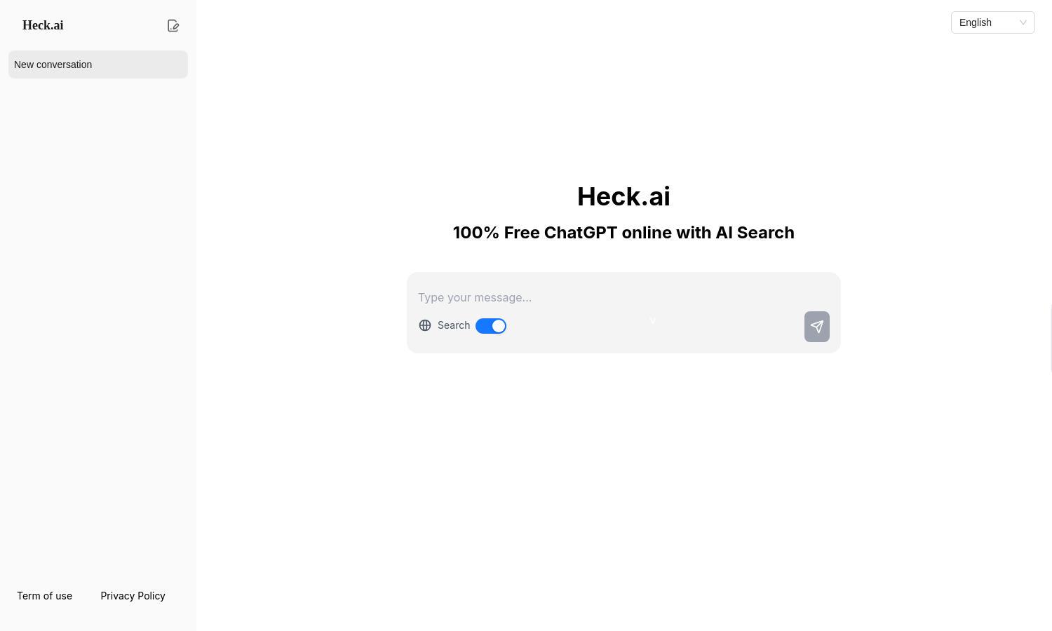 Heck.ai Website