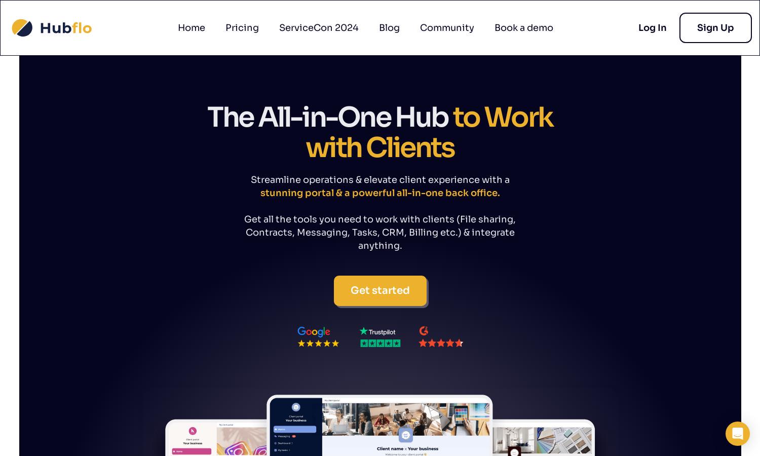 Hubflo Website