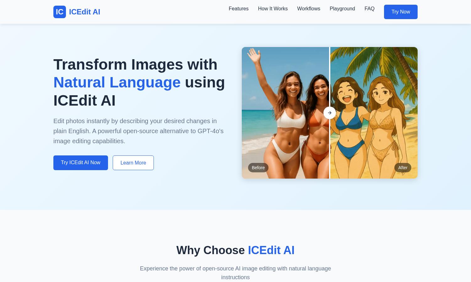 ICEdit AI Website
