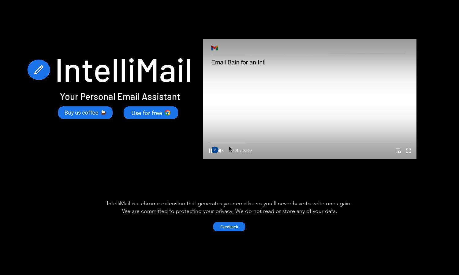 IntelliMail Website