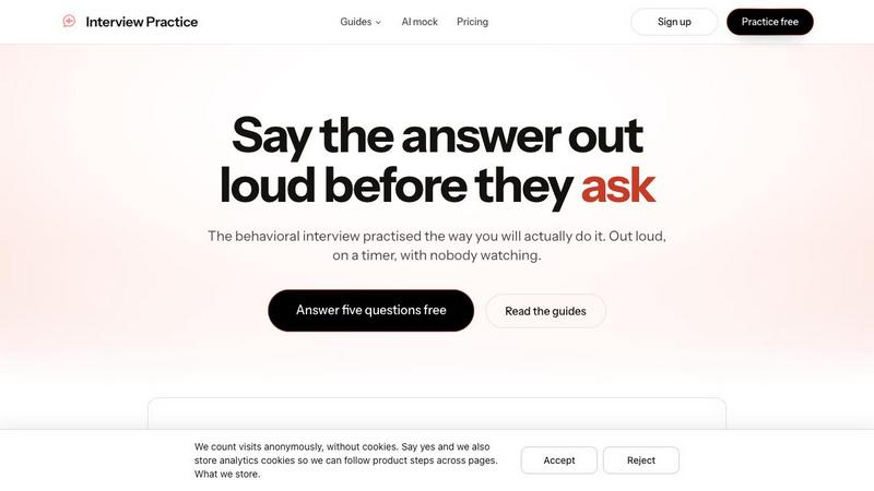 Interview Practice screenshot