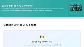 JFIF to JPG Converter - AI tool for productivity