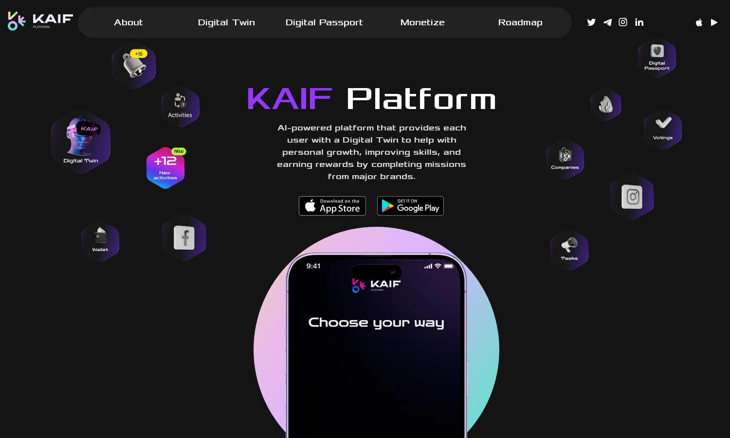 KAIF PLATFORM Website