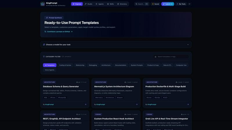 Kingprompt screenshot