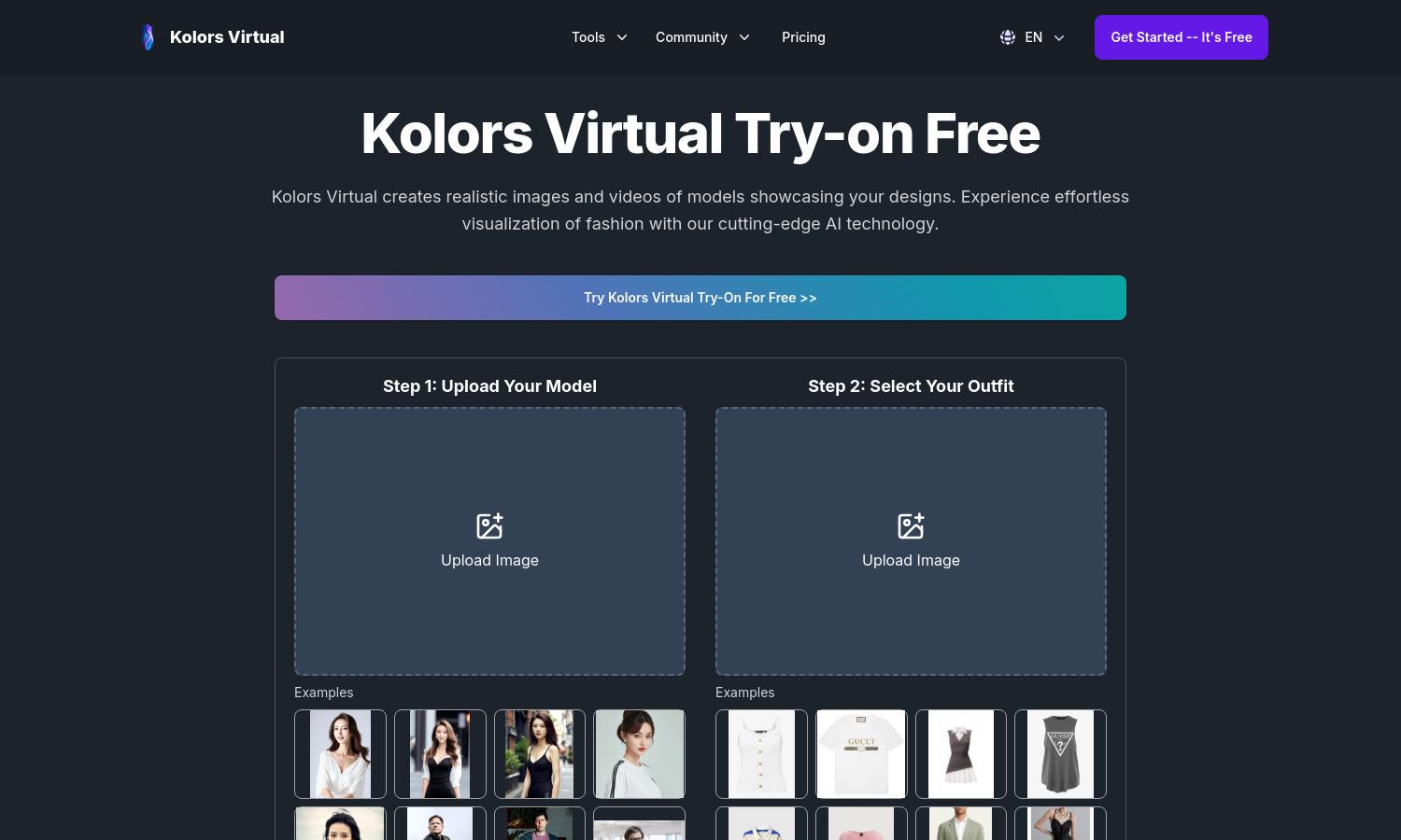 Kolors Virtual Website