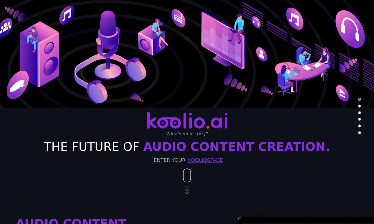 koolio.ai Website