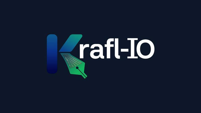 Kraflio application interface and features