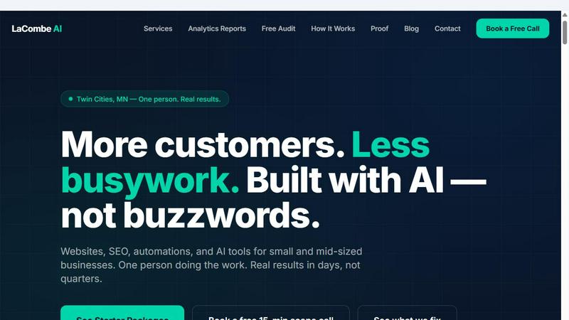Jackie — AI Receptionist for Small Business application interface and features