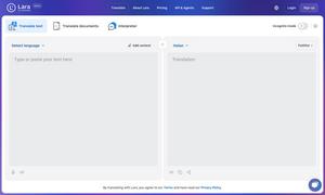 Lara Translate Website
