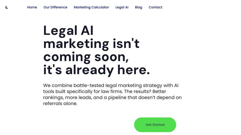 The Lawyers' Marketer application interface and features