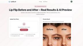 Lip Flip - AI tool for Design Tools