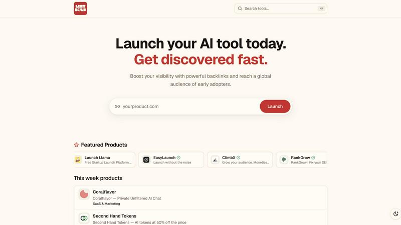 List Bulb screenshot