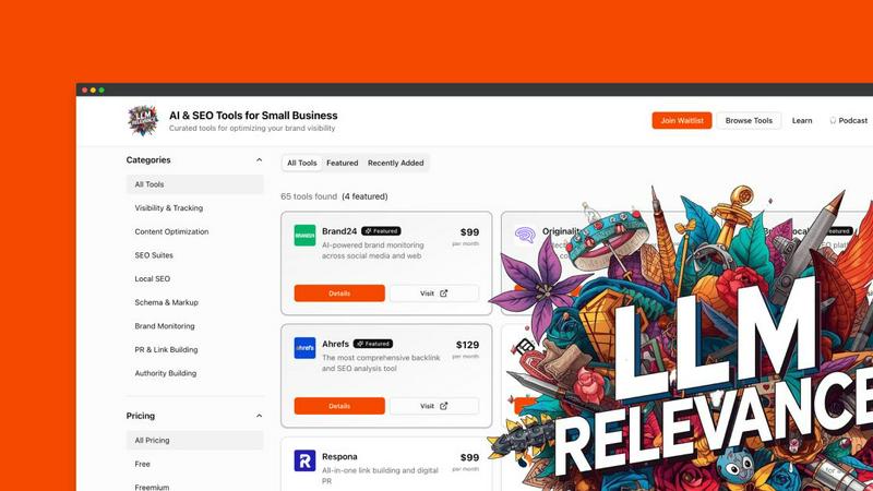 LLM Relevance application interface and features