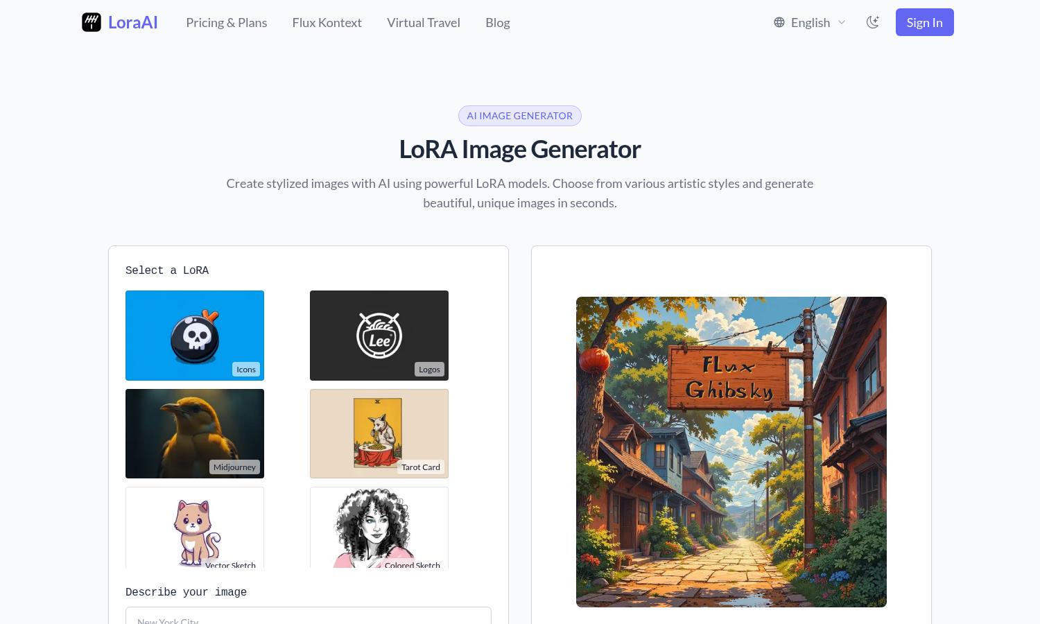 LoraAI Website