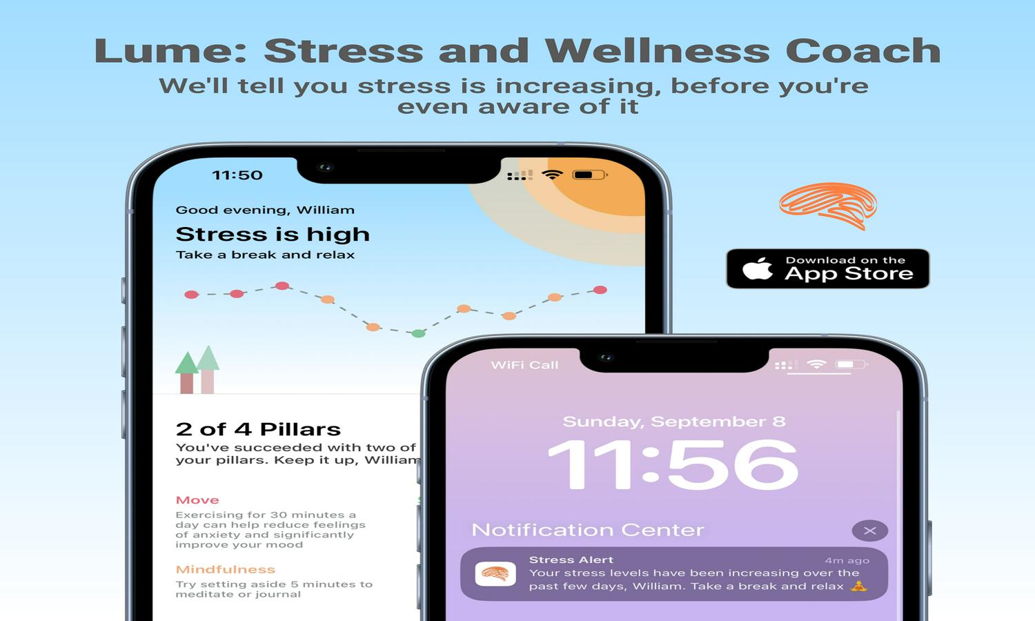 Lume: Stress & Wellness Coach Website