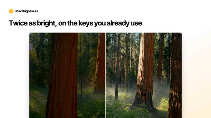 MacBrightness screenshot