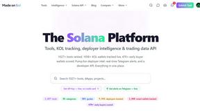 MadeOnSol - AI tool for Blockchain & Crypto