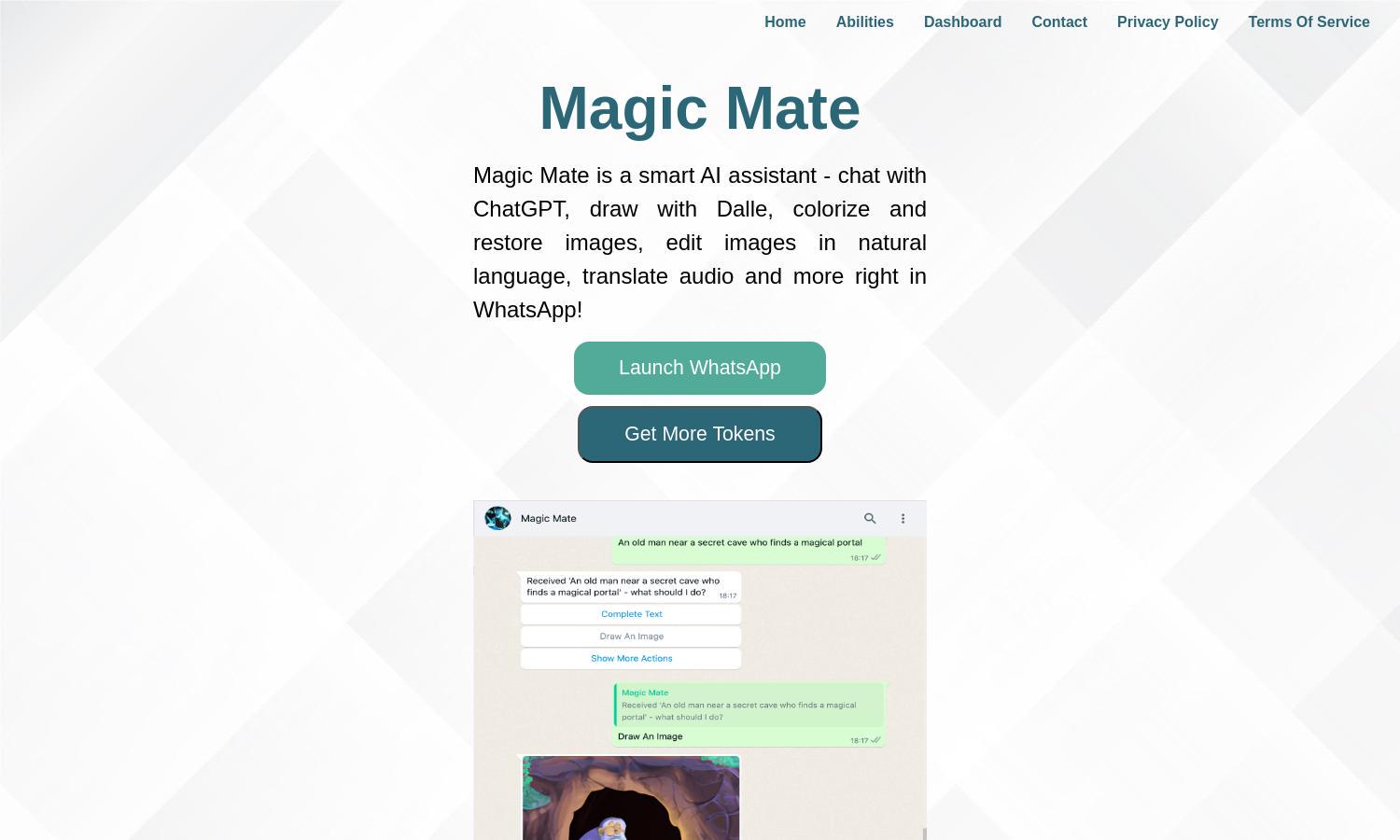 Magic Mate Website