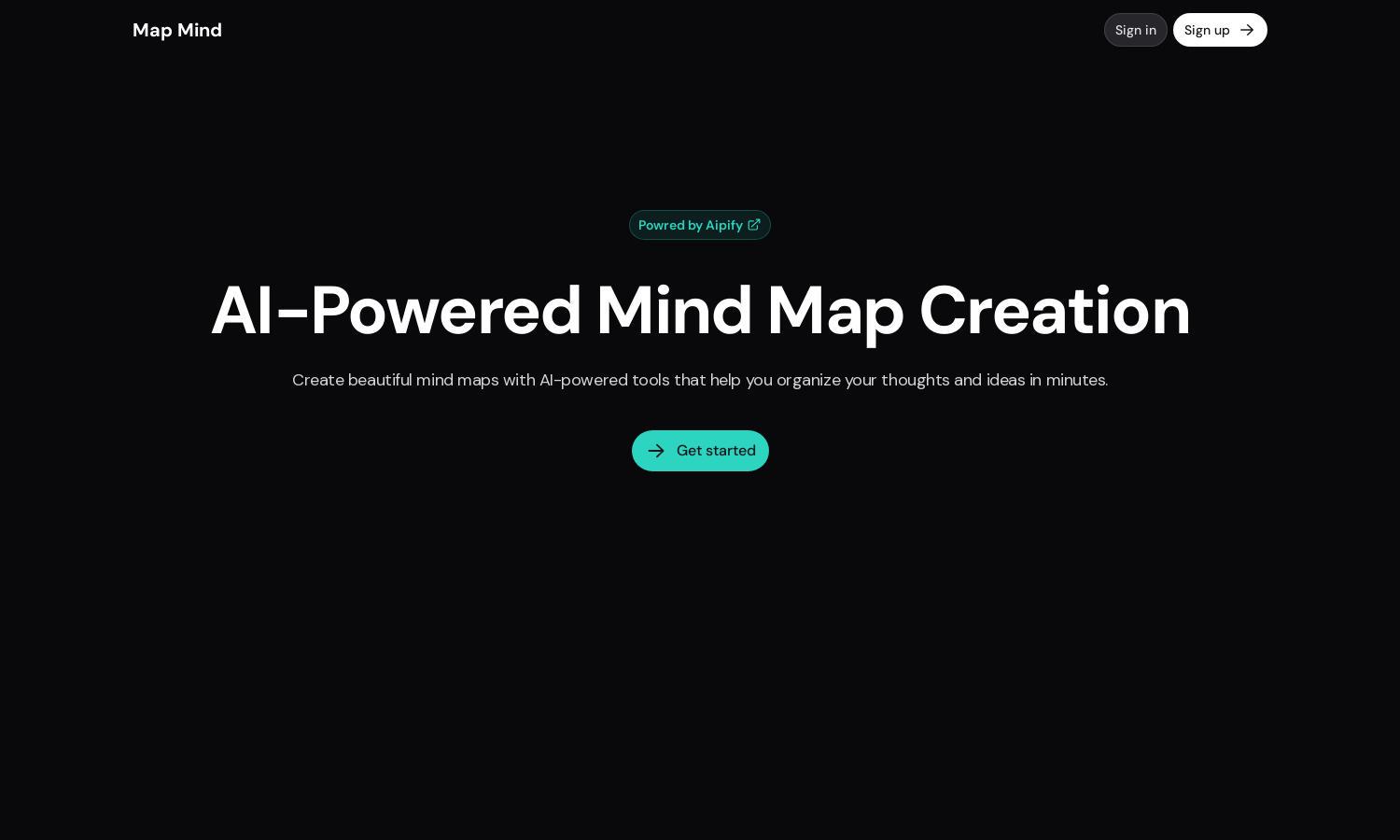 Map Mind Website