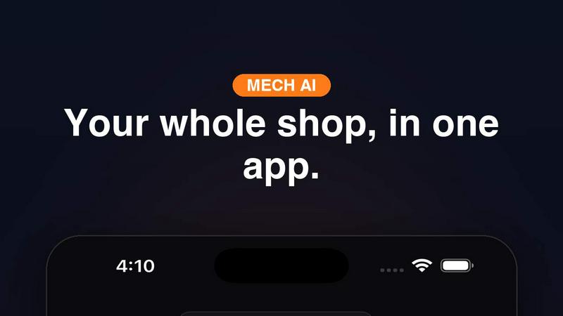 MECH AI application interface and features