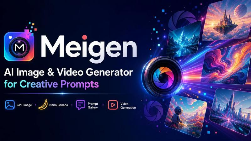 Meigen AI application interface and features