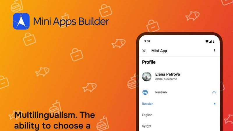 Mini Apps Builder application interface and features