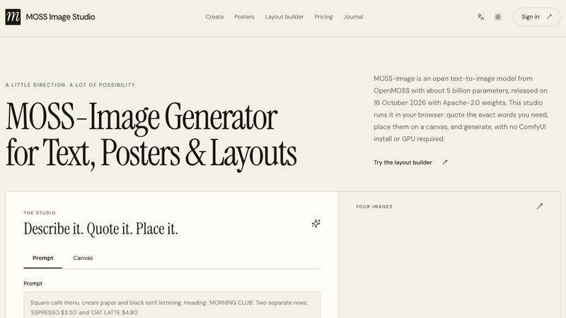 MossImage screenshot