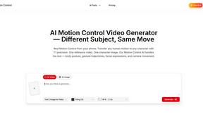 AI Motion Control - AI tool for Design Tools