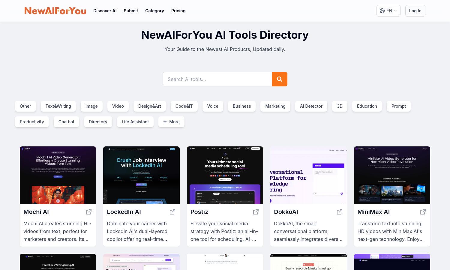 NewAIForYou Website