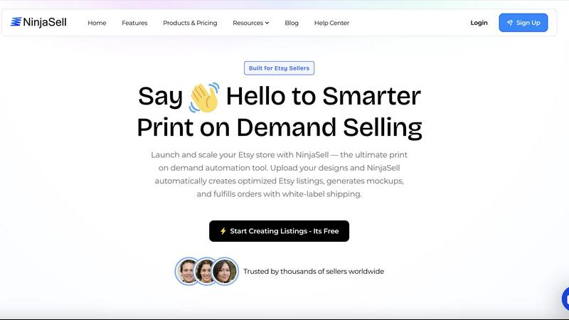 Ninjasell screenshot