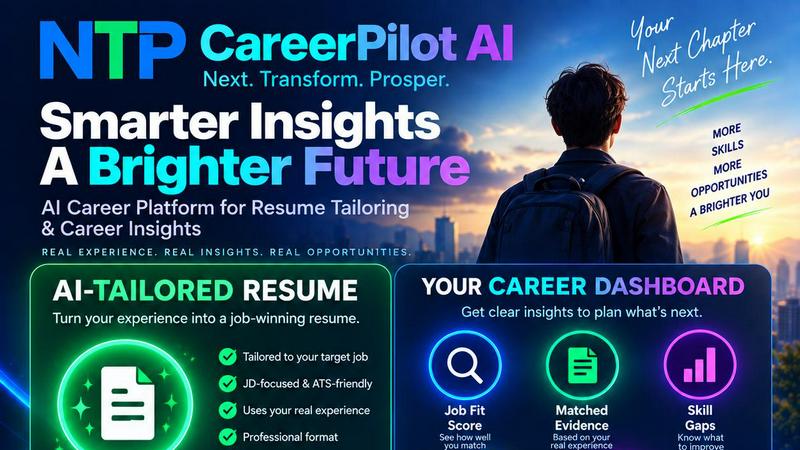 NTP CareerPilot AI screenshot