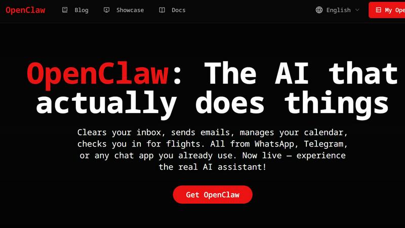 OpenClaw application interface and features