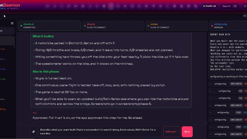 OpenDaemon screenshot