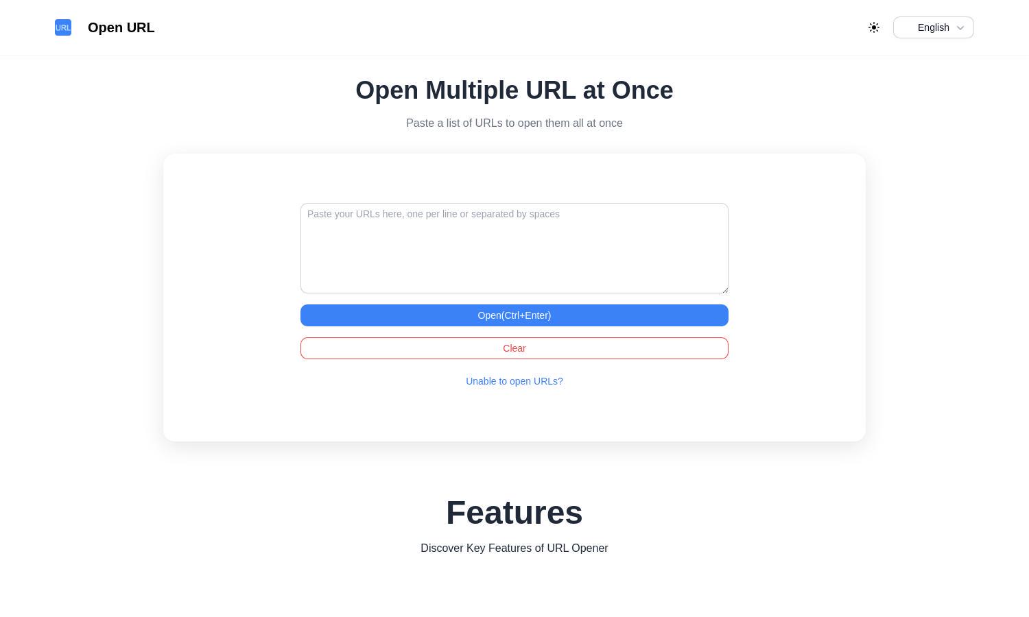 Open Multiple URL Website