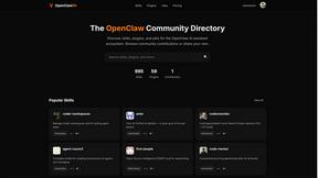 Open Claw Directory - AI tool for productivity