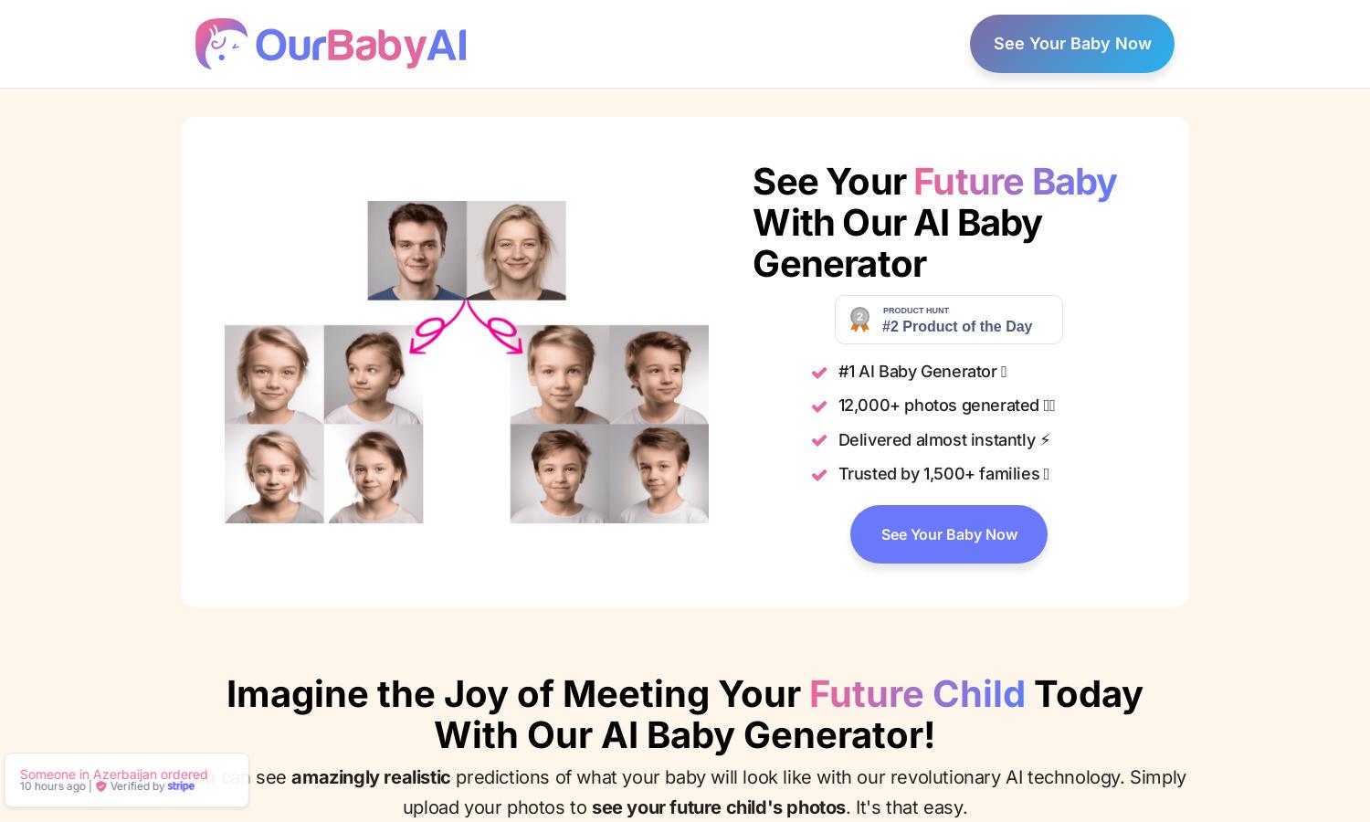 OurBabyAI Website