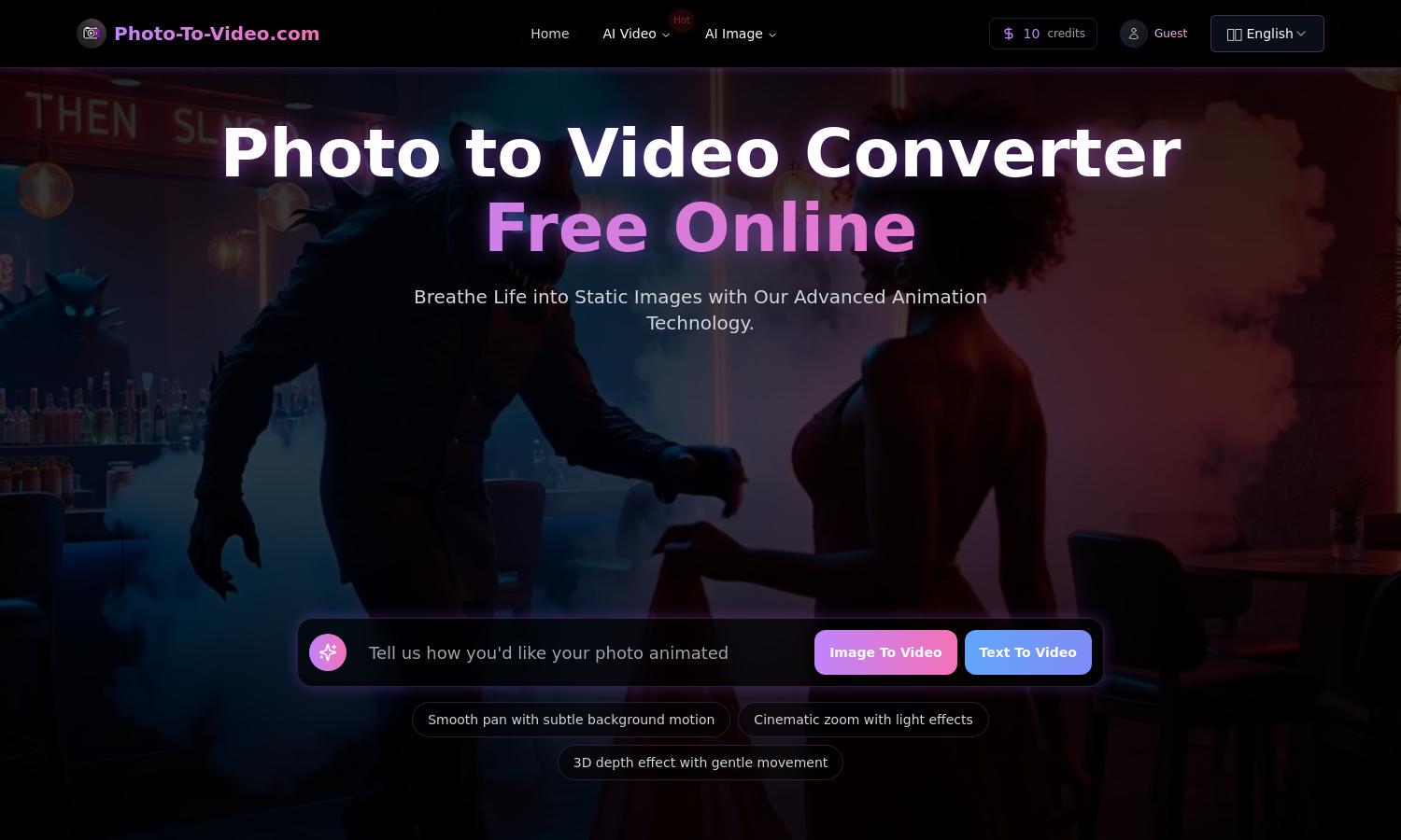 Photo-To-Video.com Website