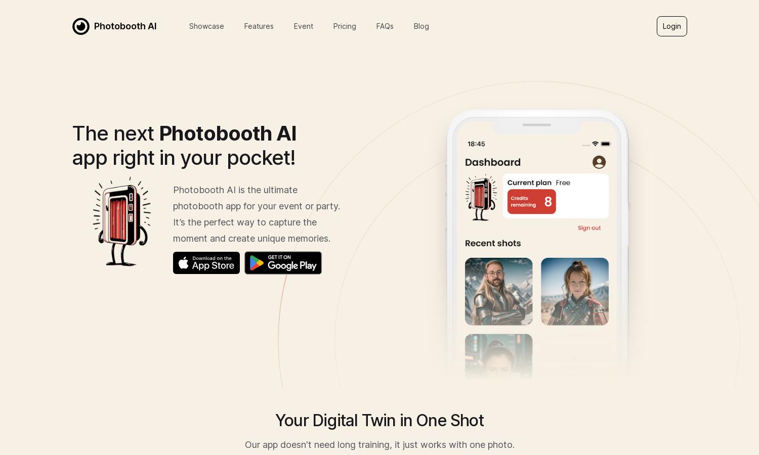 Photobooth AI Website