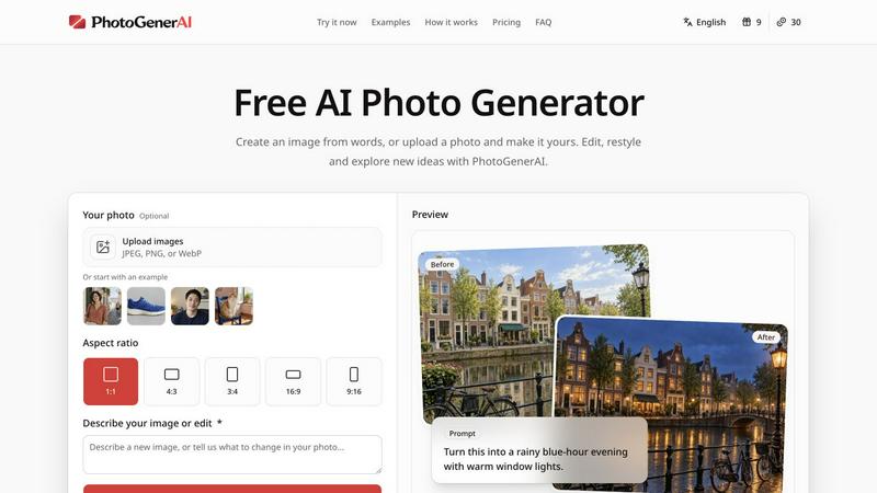 PhotoGenerAI screenshot