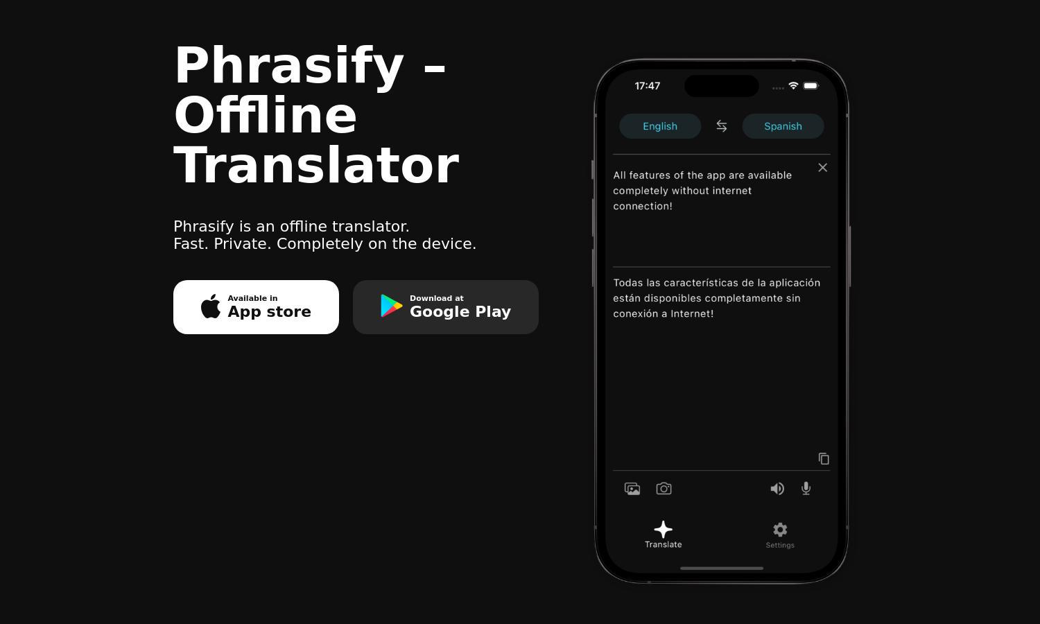 Phrasify Website