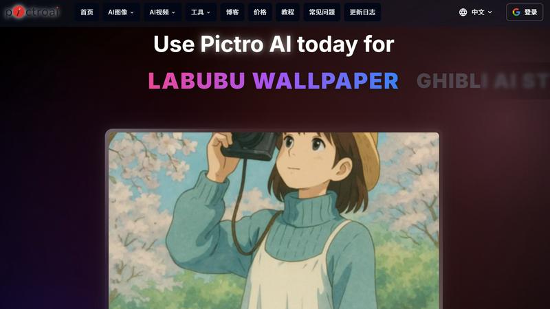 Pictro.ai application interface and features