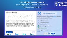 PlagiarismRemover.AI - AI tool for productivity