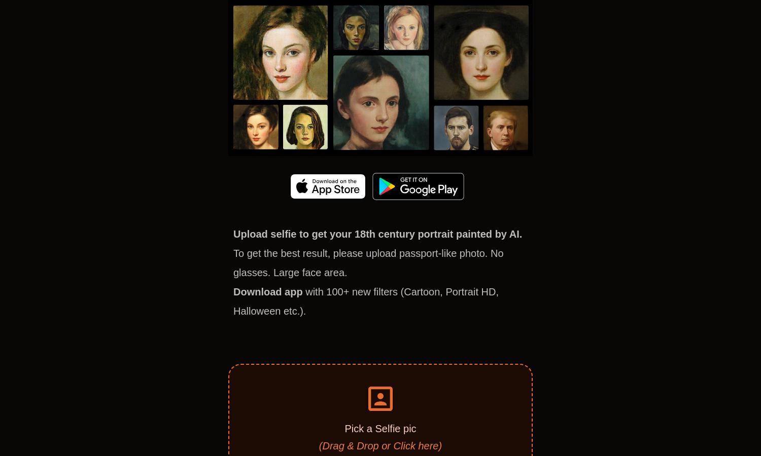 Portrait AI Website