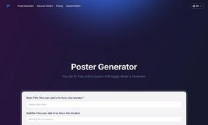 Poster Generator Website